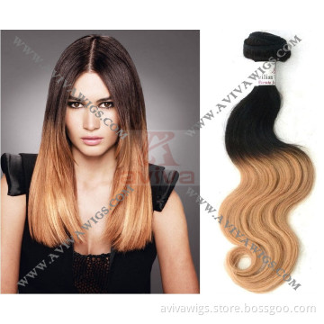 Virgin Ombre Brazilian Hair Weft Extension